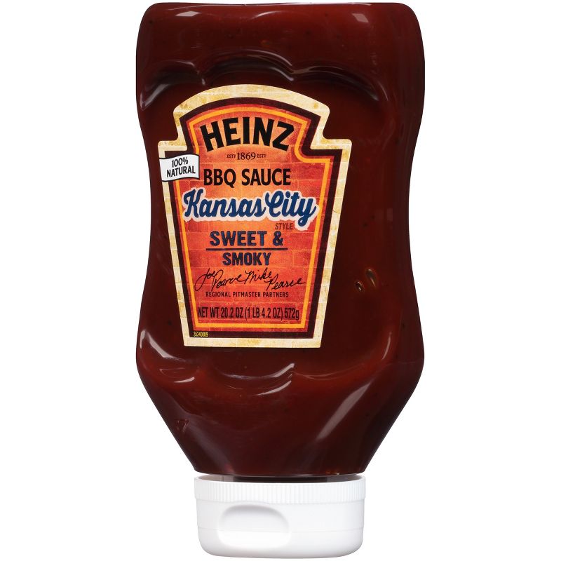 Heinz Kansas City Style Sweet & Smoky BBQ Sauce - 20.2oz