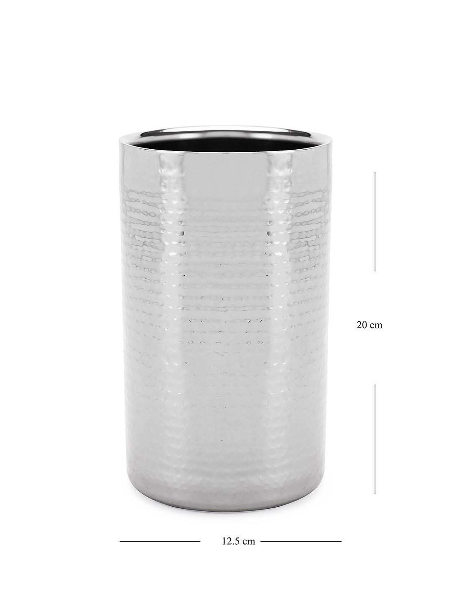 FnS White Stainless Steel 5-Piece Bar Set