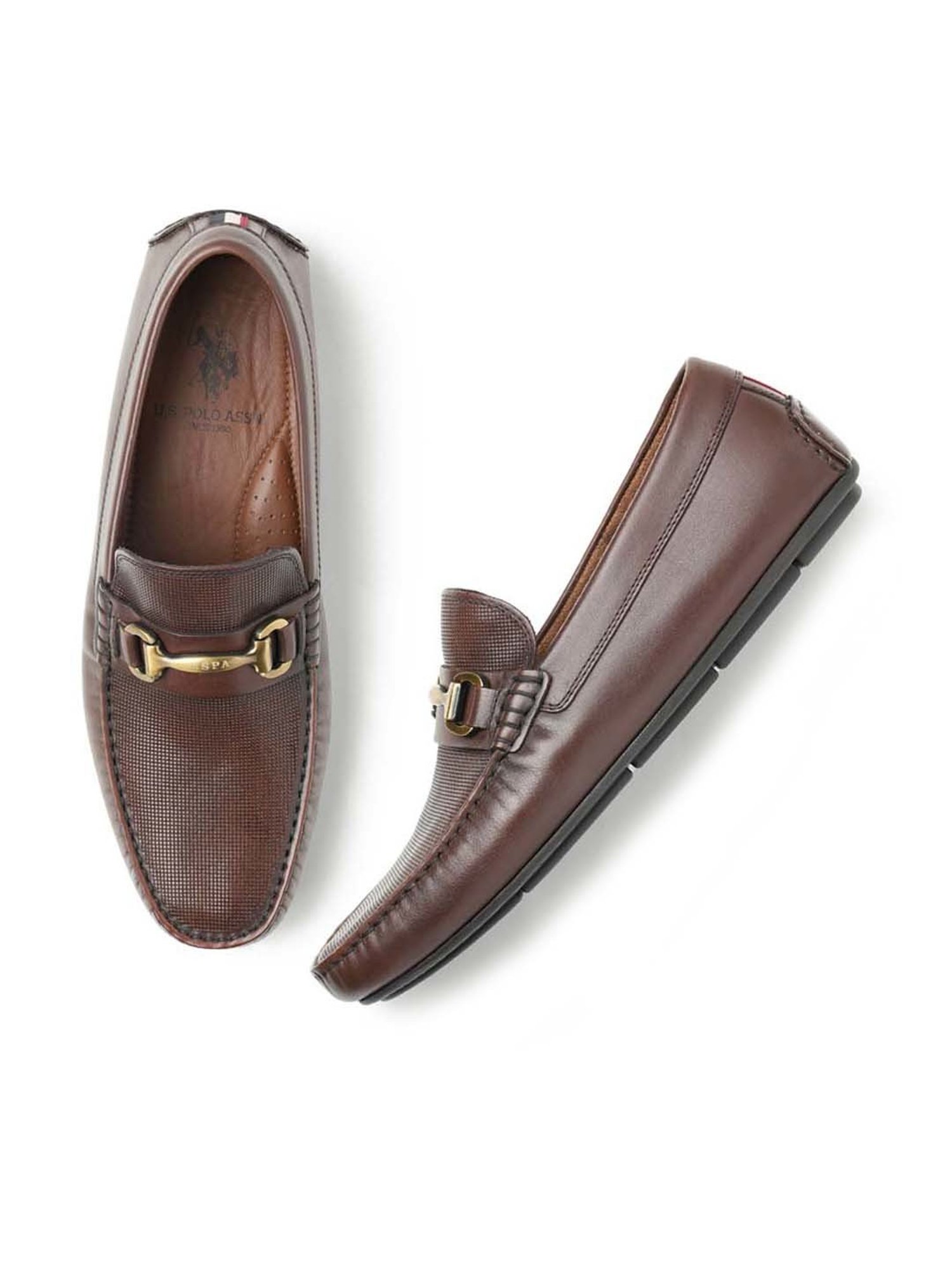 U.S. Polo Assn. Men's DOREH Tan Loafers