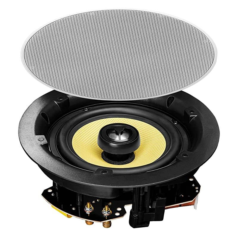 65 Trimless Ceiling Speaker Pair 90W Kevlar Woofer ACE650
