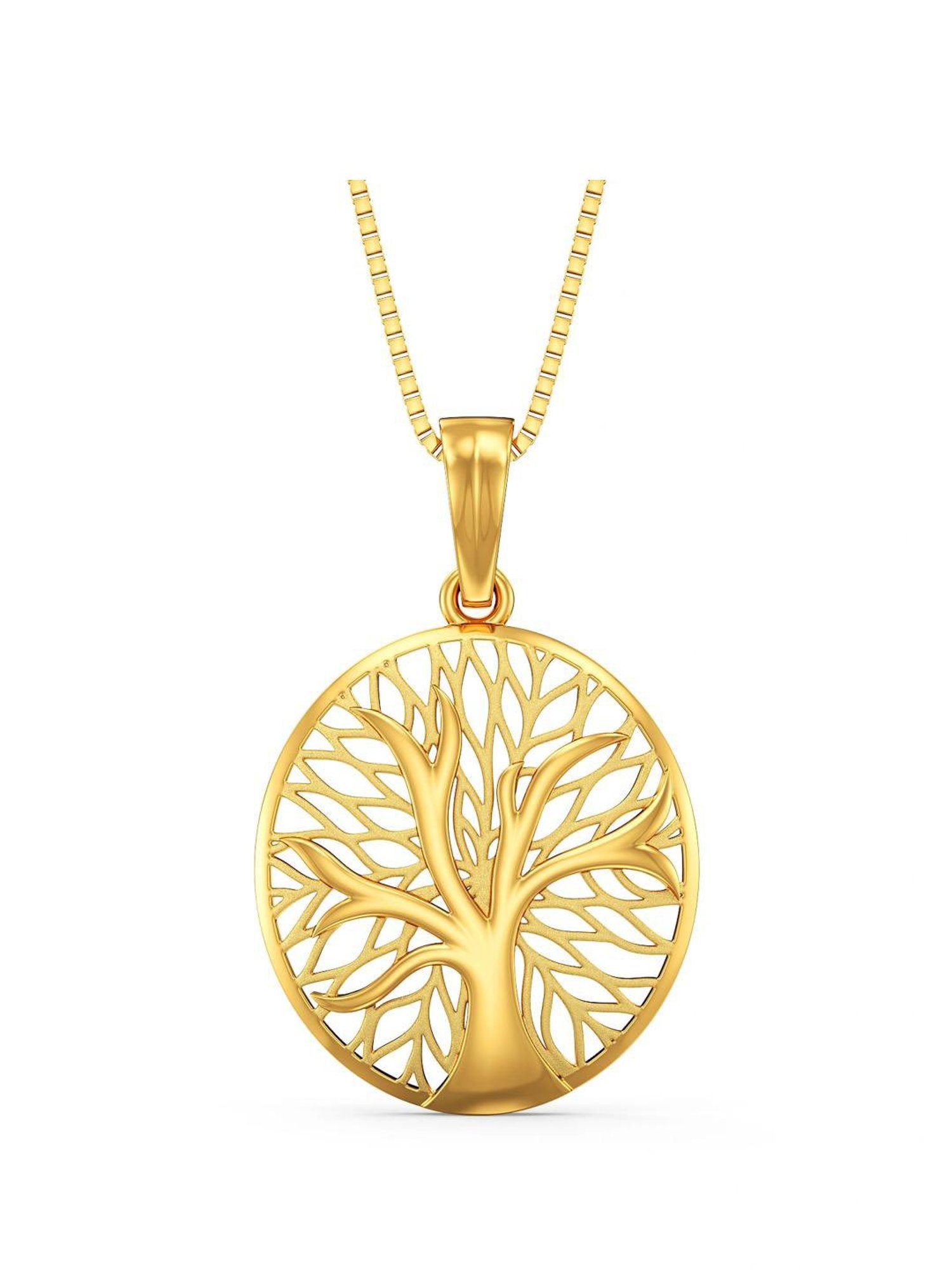 CKC Sacred Rudraksha Gold Pendant: Single Loop Elegance