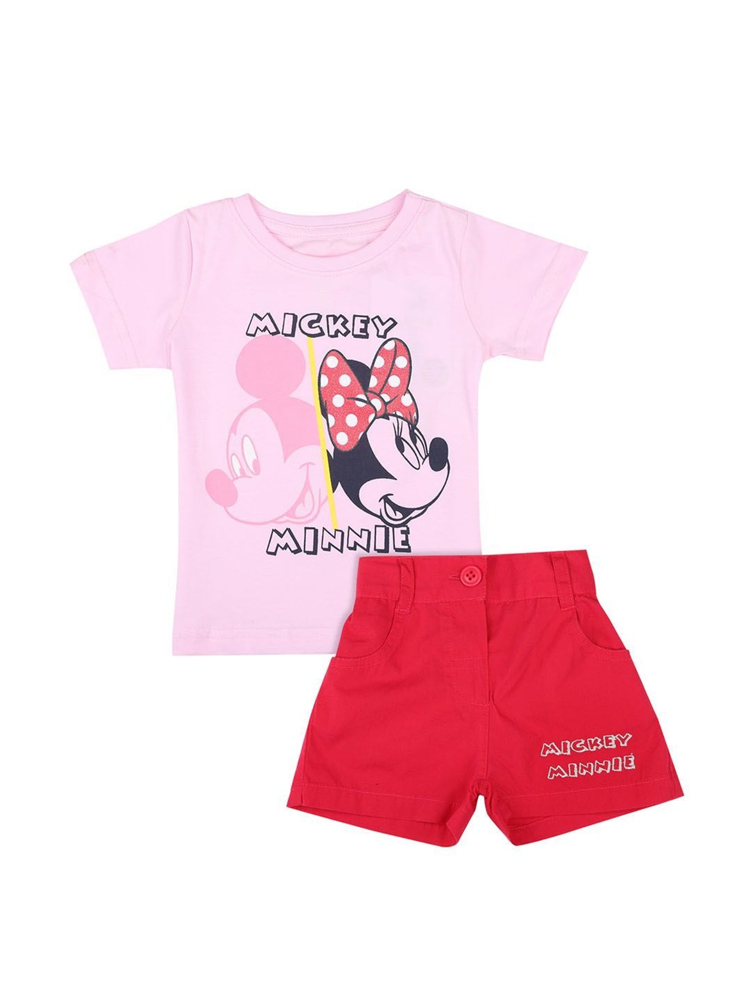 VASTRAMAY Girls Green Printed Clothing Sets