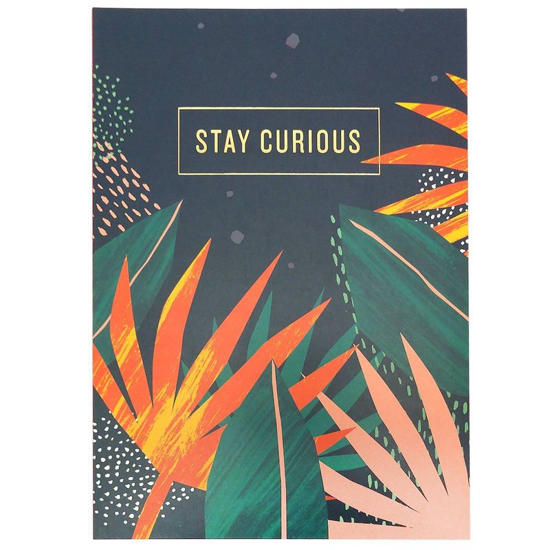 Green Inspired Stay Curious Softcover Journal