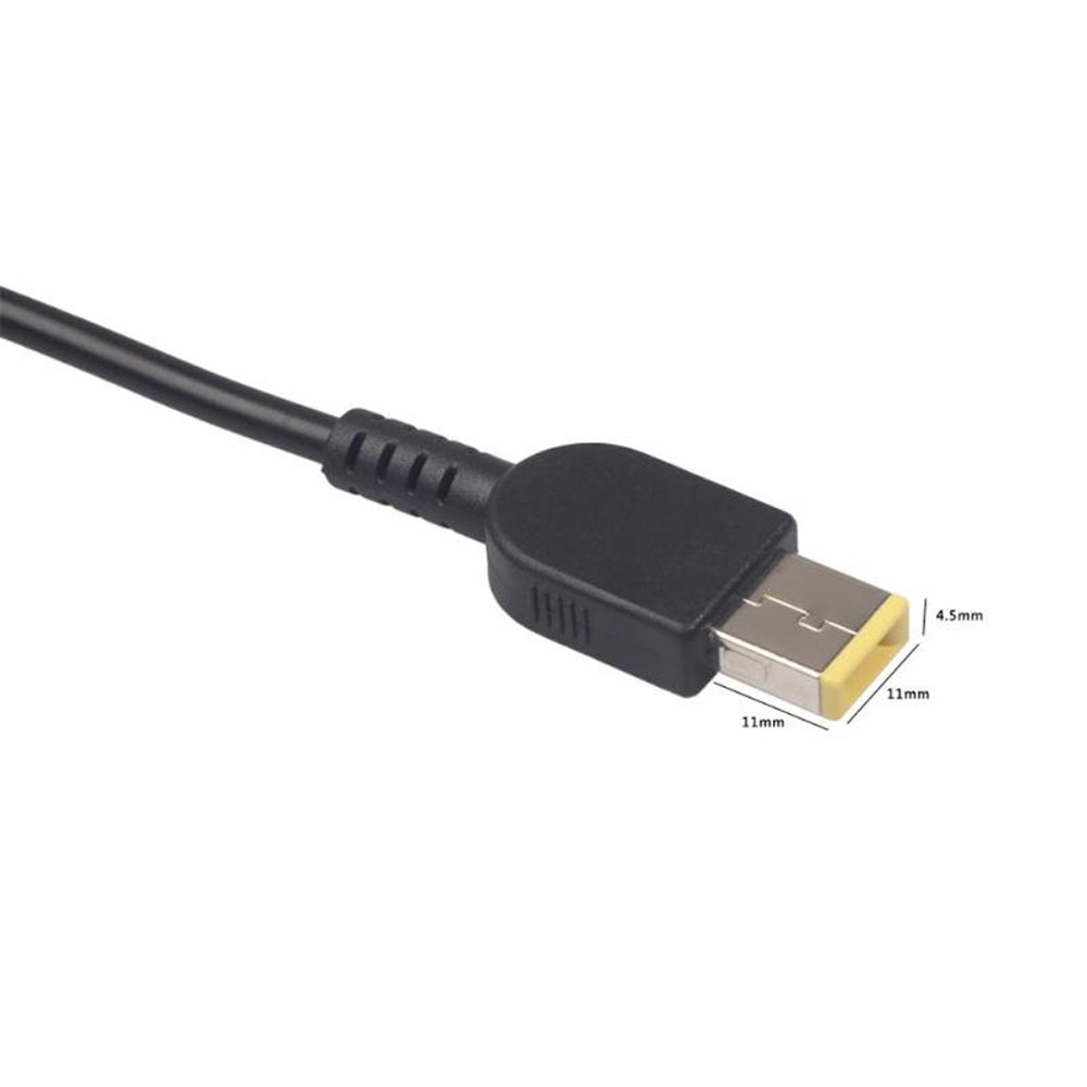 USB 3.1 Type C USB C Laptop Charger Power Adapter Converter USB Type C Female to Slim Square Tip DC Plug Jack for Lenovo 65W or Below Laptops