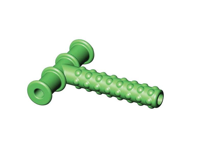 Speech Pathology LLC Knobby Super Chew Tubes, Green, pk of 12