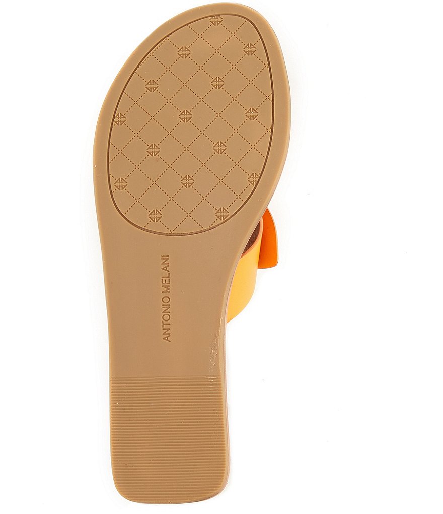 Antonio Melani Loyren Knotted Leather Thong Flat Sandals