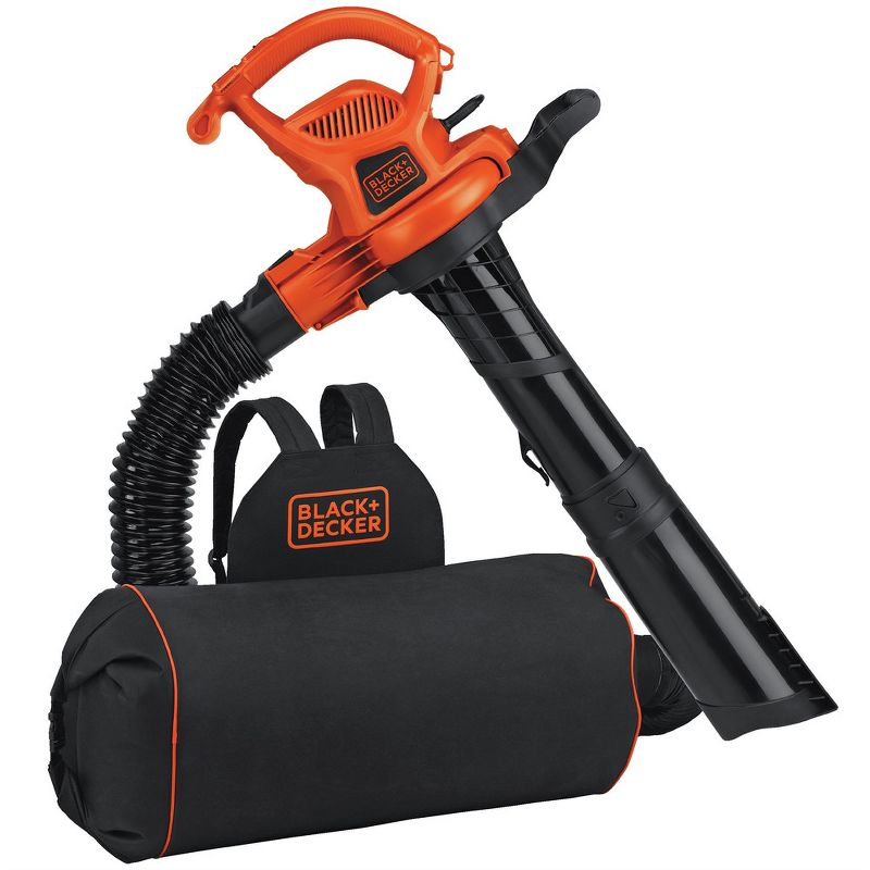 Black & Decker BV6000 12 Amp High Performance Two Speed Handheld Electric Mulcher Blower Vac