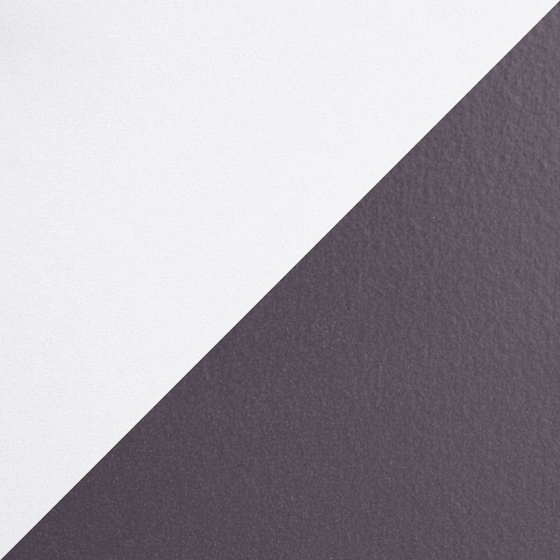 Wishbone Contemporary Computer Desk Wood Gray/White - LumiSource