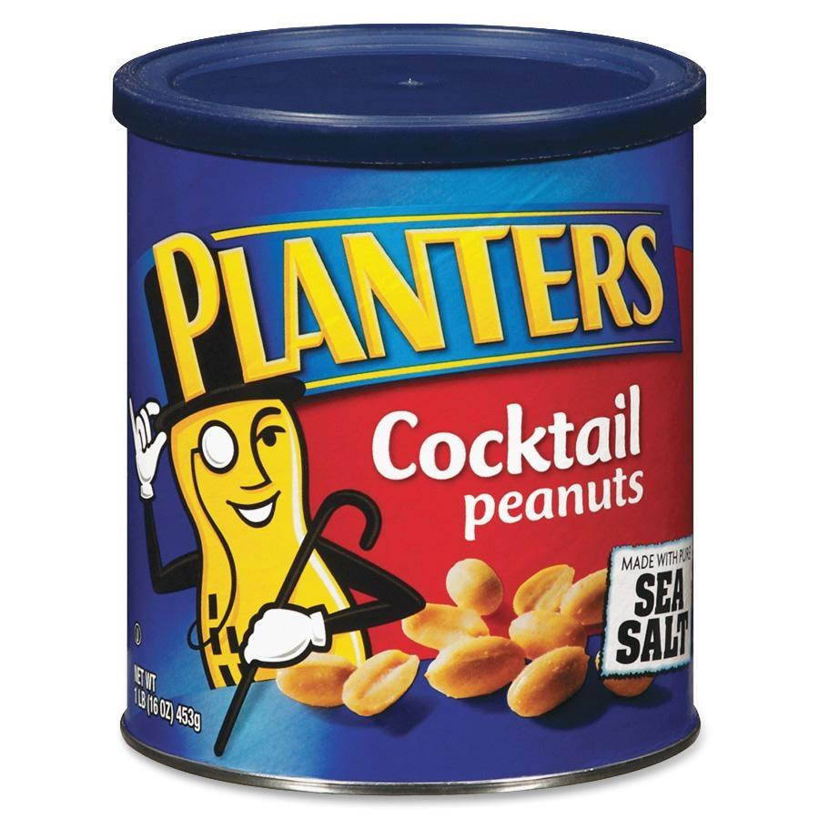 Kraft Cocktail Peanuts Sea Salt 16 oz. Can GEN07210