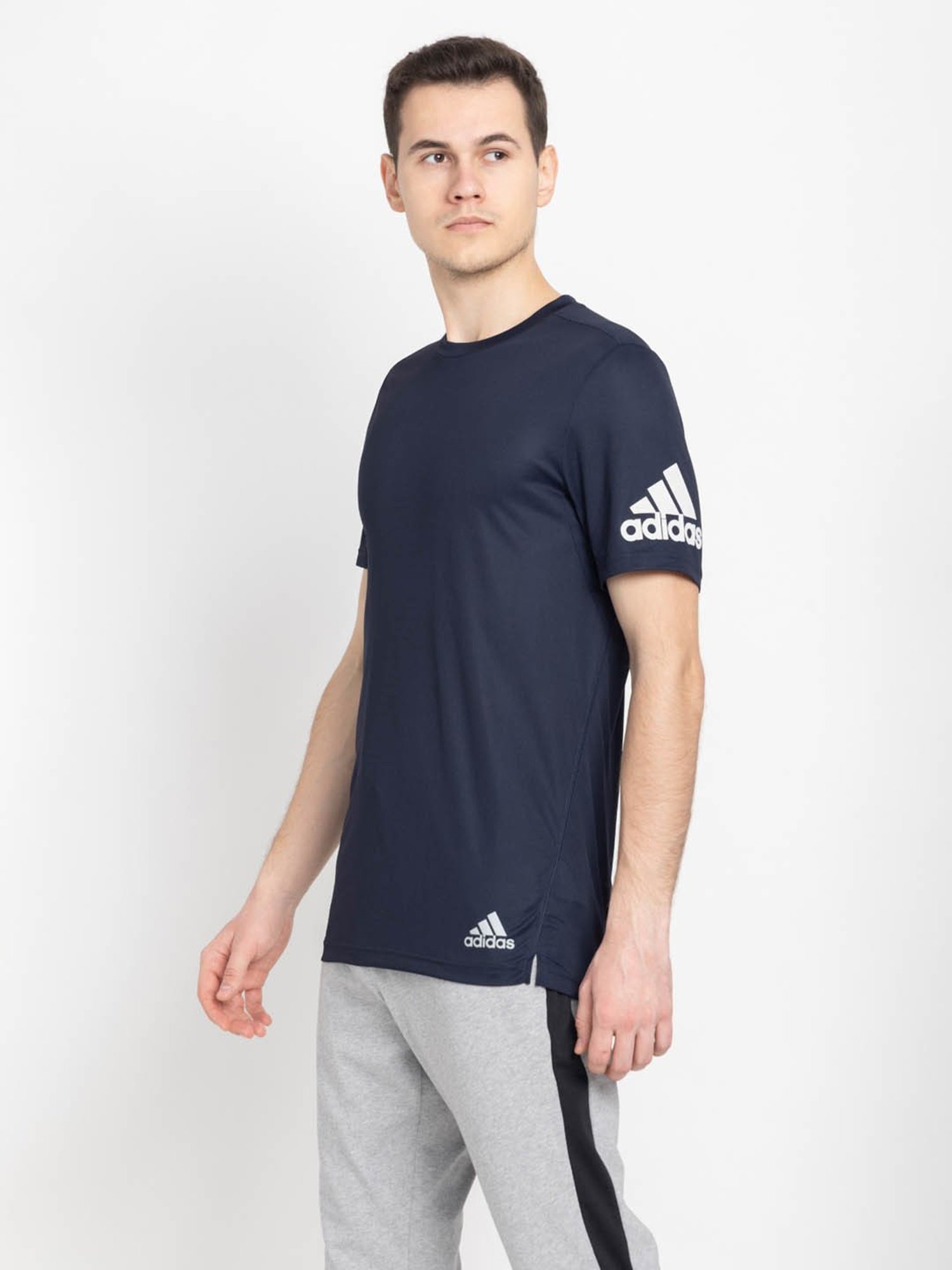 Adidas Oxford Blue Regular Fit Sports T-Shirt