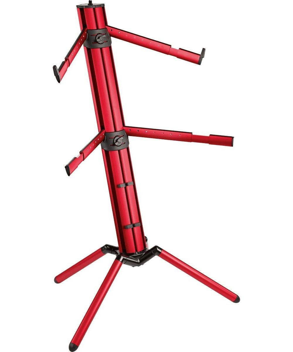 K&M Spider Pro Electronic Keyboard Stand, Red