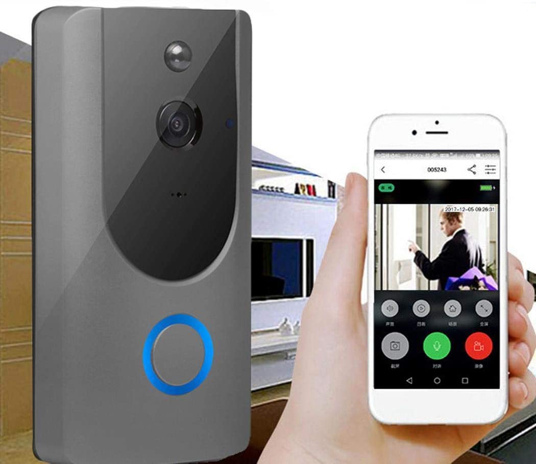 M2 Wireless Visual Smart Doorbell Alarm WiFi Mobile Phone Remote Monitoring Kits With Rechargeable Battery And Battery Charger
