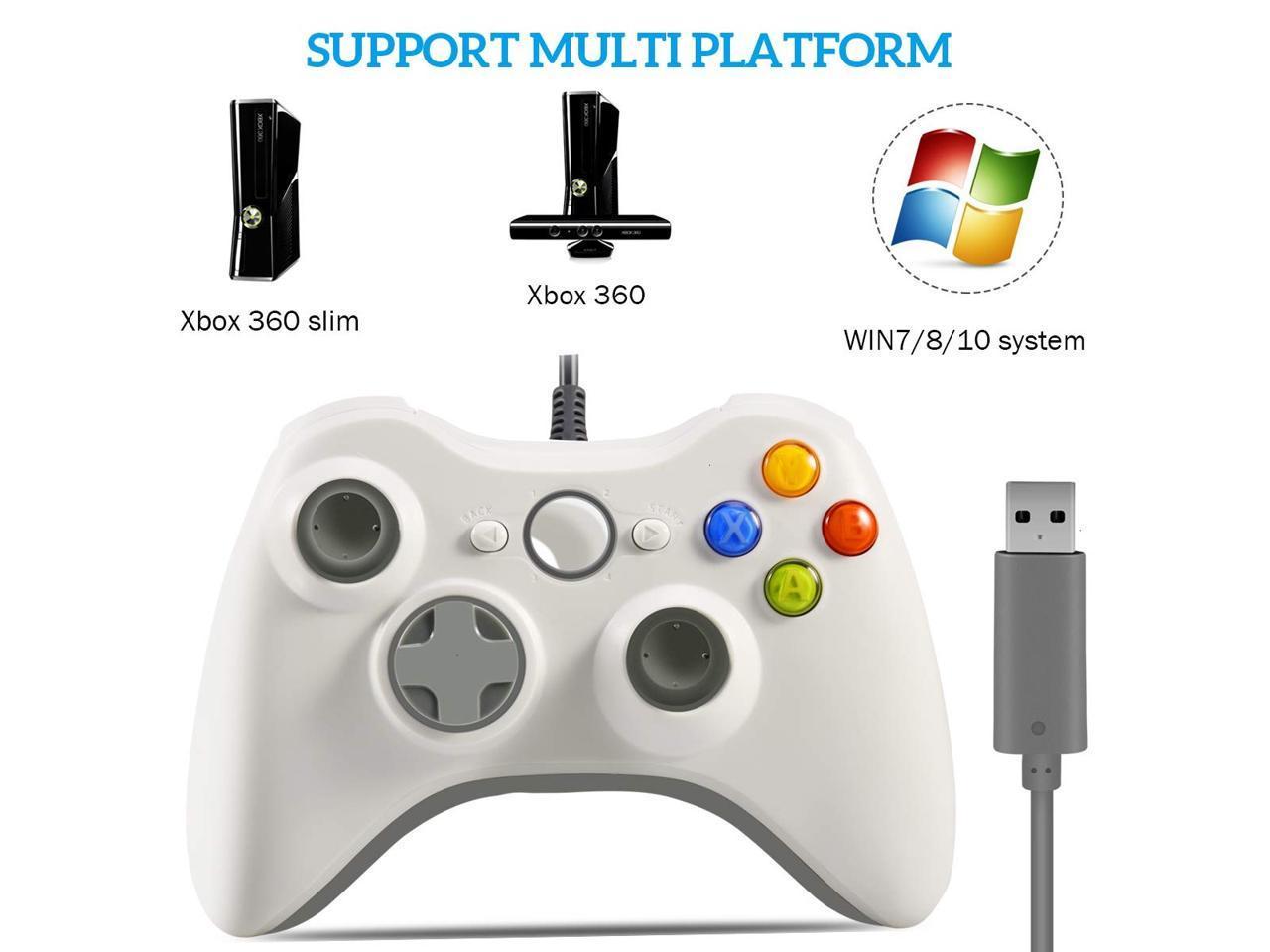 Wired Game Controller PS4 USB2.0 Gamepad,Joypad with Shoulders Buttons, for Microsoft Xbox360/PC
