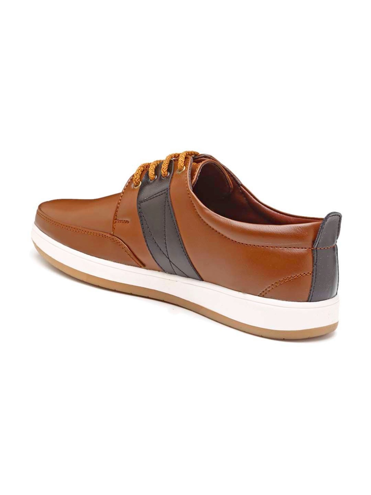 Action Men's Tan Derby Shoes