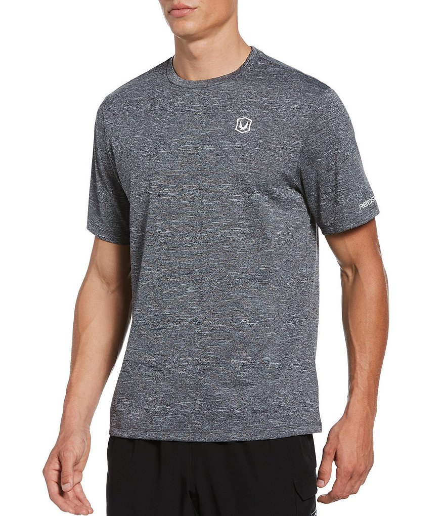 Redsand Short-Sleeve Heather UPF Rashgaurd Swim T-Shirt