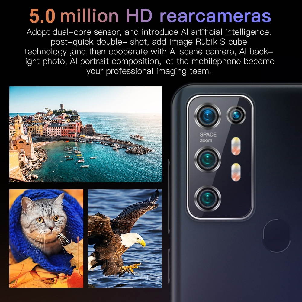 Unlocked Android Smartphone, Note30U Pro, 1GB+8GB, 7.2 inch Pole-notch Screen, Face ID & Fingerprint Identification, Android 6.0 MTK6580M Quad Core, Network: 3G