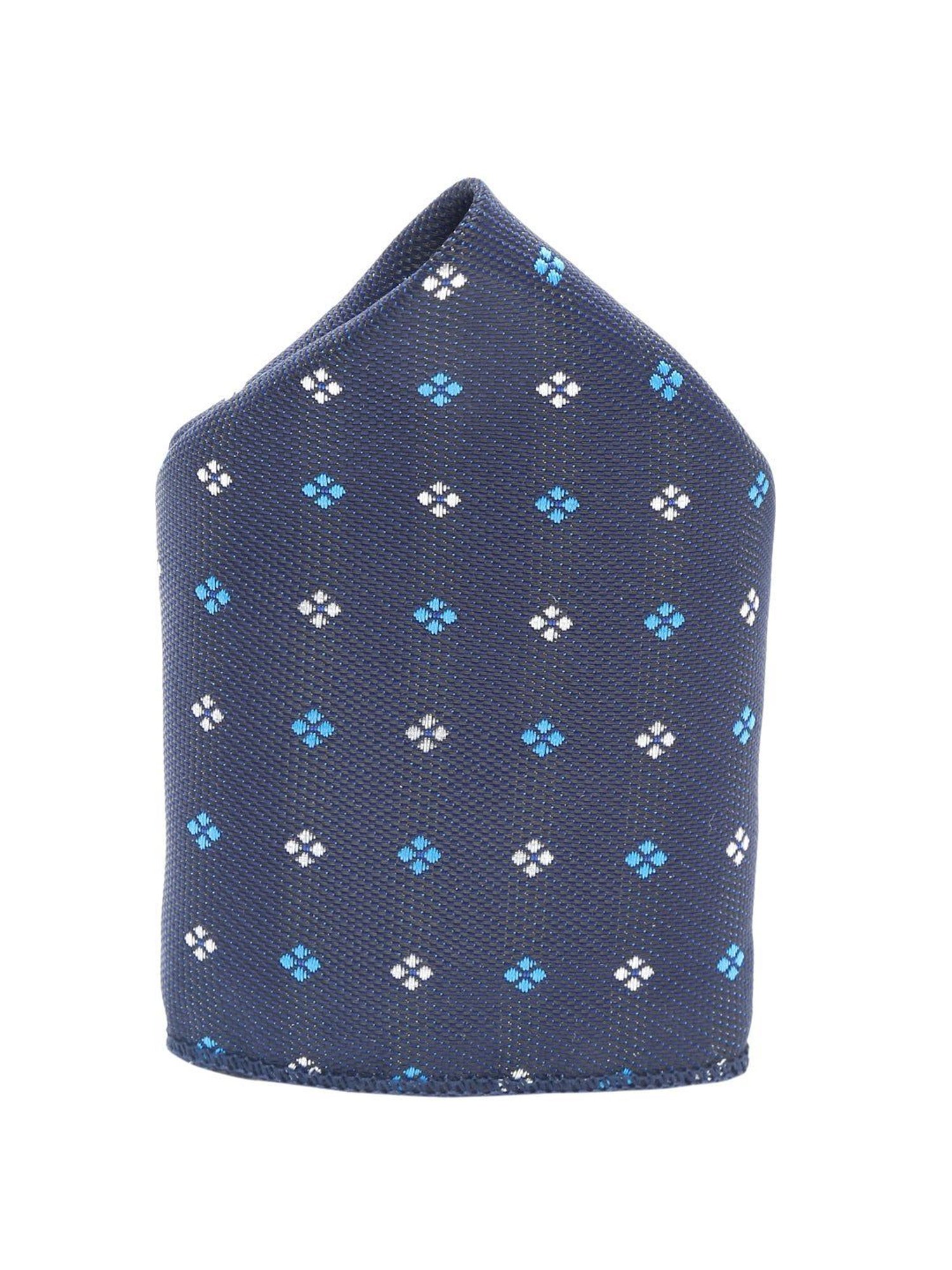 Louis Stitch Blue Embroidered Necktie Gift Set - Set of 5