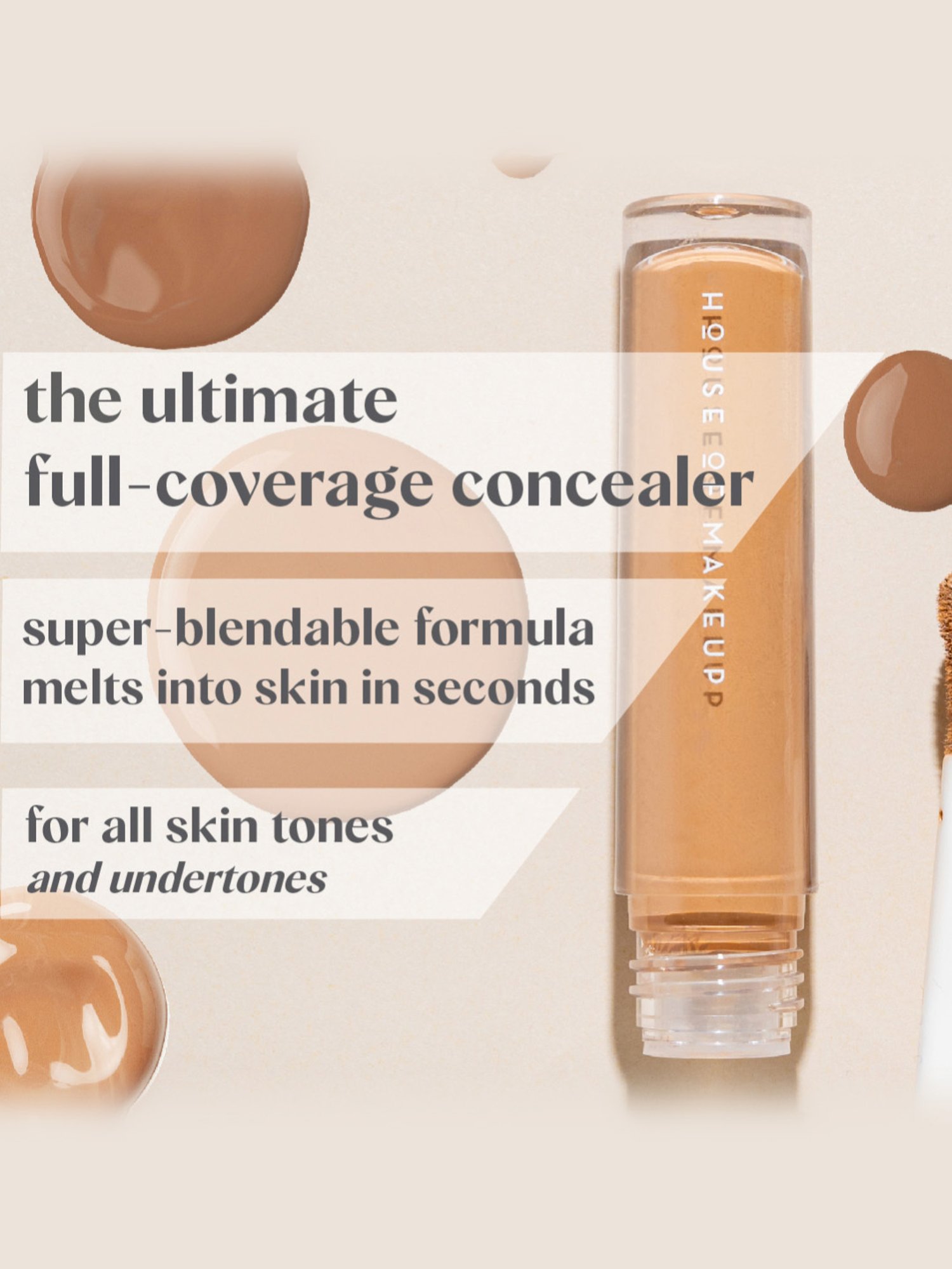 House of Makeup Zoom In Crease-Free Creamy Concealer FL02-Fair-To-Light Skin Tone - 6 ml