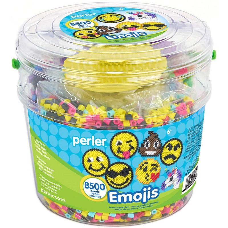 Perler Fused Bead Bucket Kit-Emoji