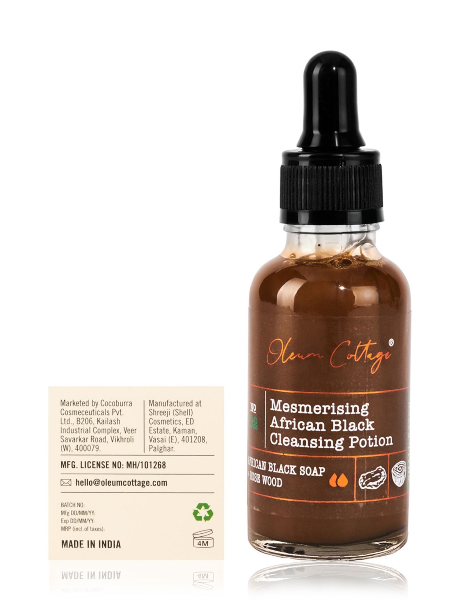 Oleum Cottage Mesmerising African Black Cleansing Potion - 30 ml