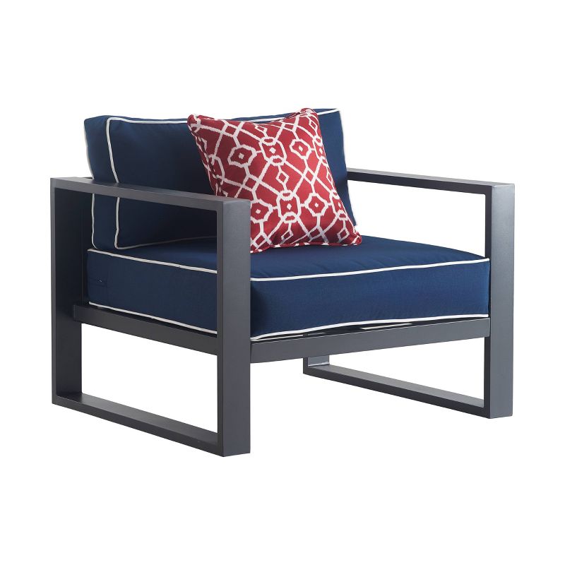 Monterey Outdoor Arm Chair - Gunmetal - Finch