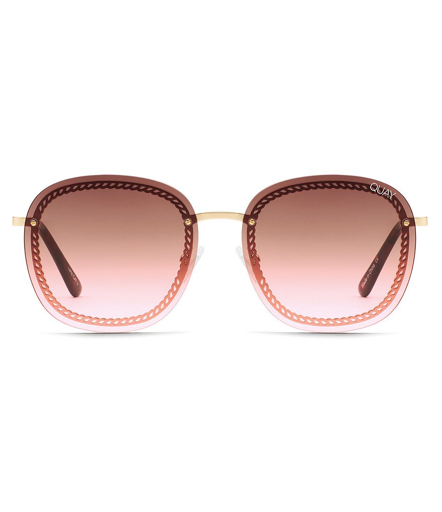 Quay Australia Jezabell Chain Round Sunglasses