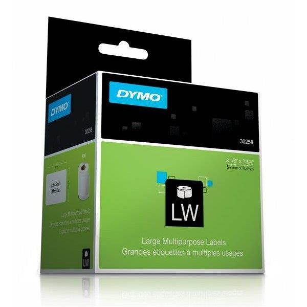 Dymo 30258 LabelWriter Self-Adhesive 2-1/8" X 2.75" Diskette Label, 400ct