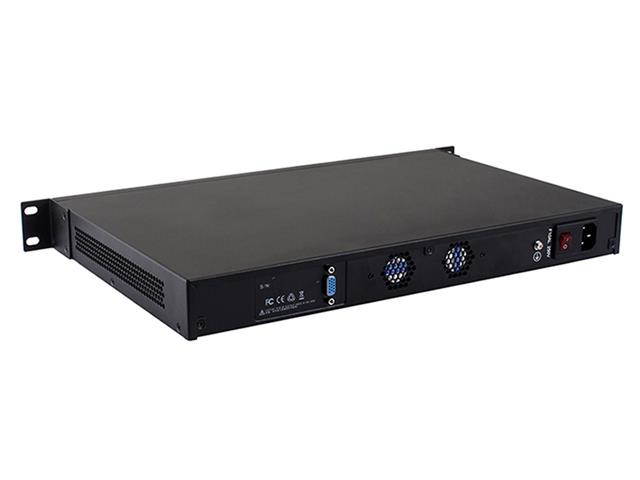 Firewall, Mikrotik, Pfsense, VPN, 1U Rackmount, Z87,Intel I5 4430,Network Security Appliance,Router PC,(Gray),[HUNSN RS19],[4LAN/6SFP/2USB2.0/1COM/Fan],(Barebone System)