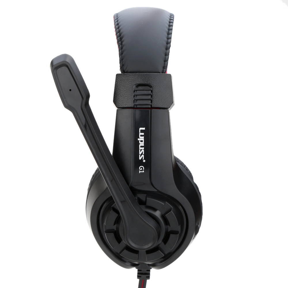 Funtech Adjustable 3.5mm Esport Headphone Game Gaming Headphones Headset Low Bass Stereo with Mic Wired for PC Laptop Computer