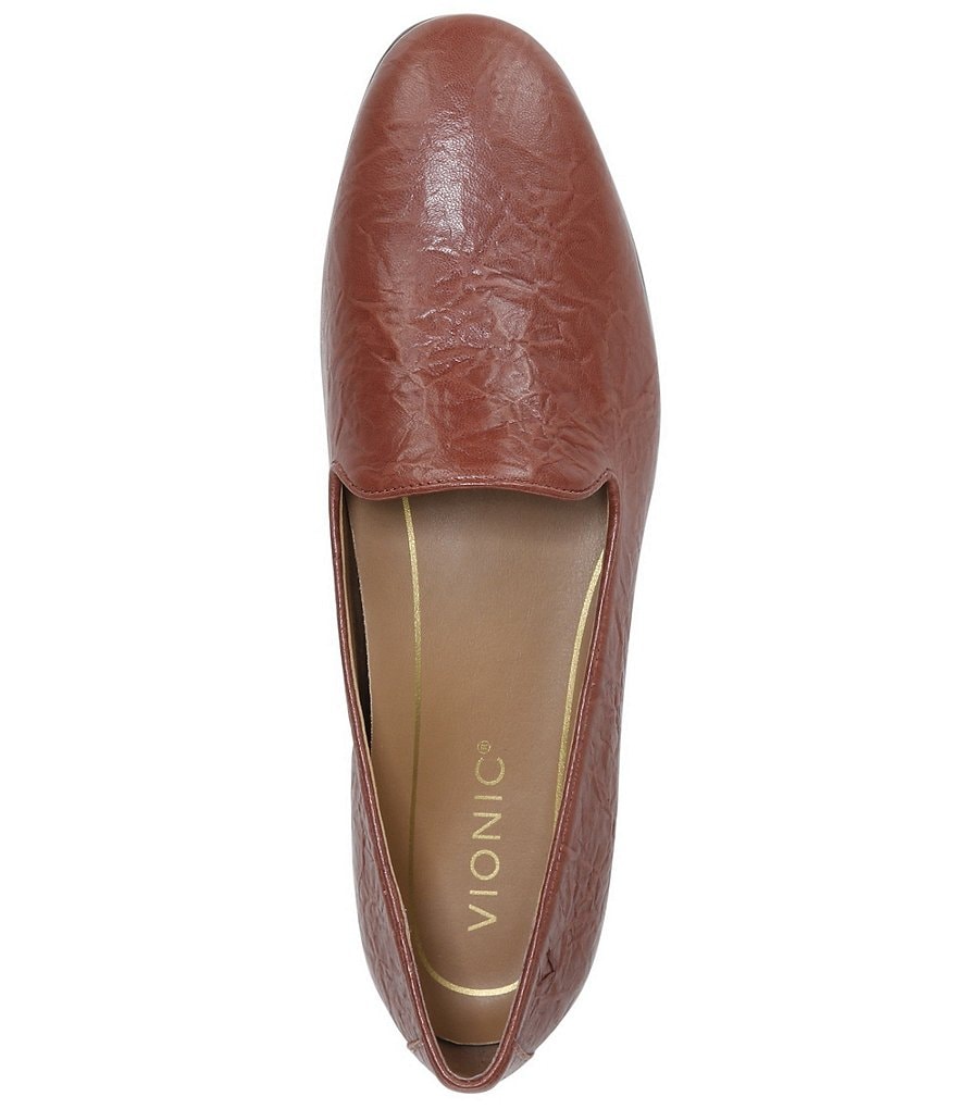 Vionic Willa II Leather Slip-On Loafers
