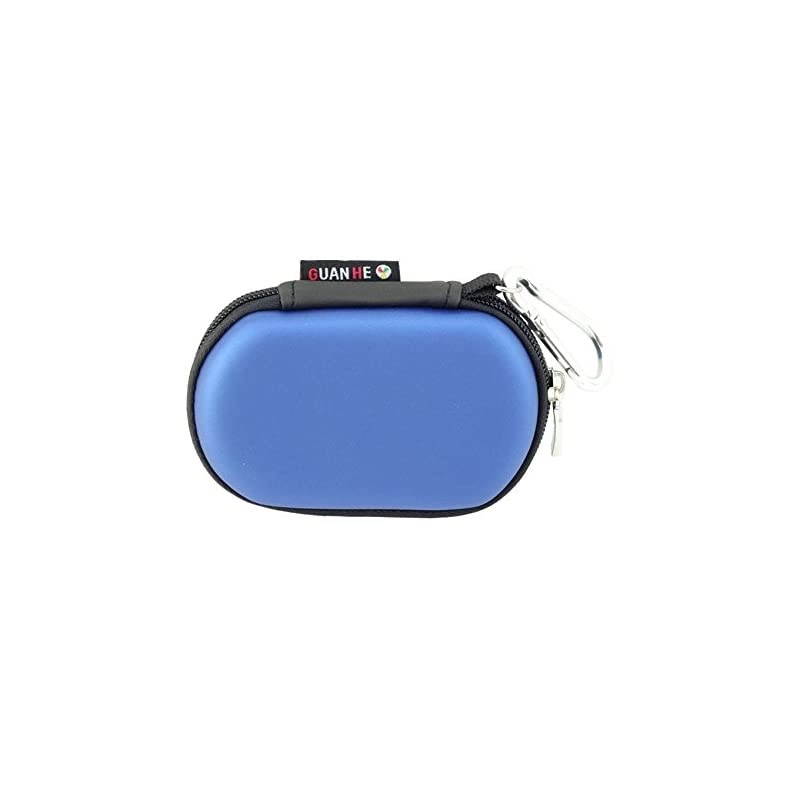 Flash Drive Case] - Lensfo Universial Portable Waterproof Shockproof Electronic Accessories Organizer Holder/Flash Drive Case Bag - Blue