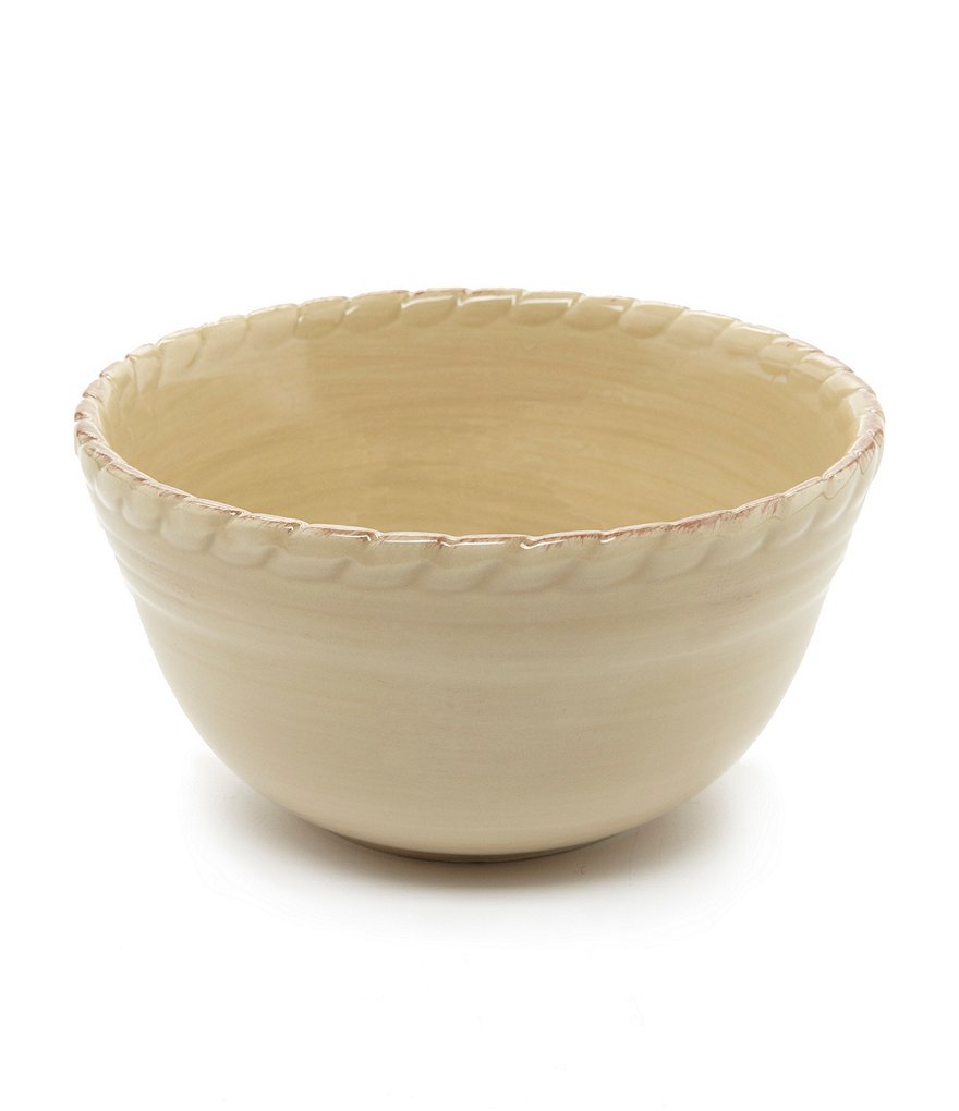 Artimino Tuscan Countryside Rope-Edged Stoneware Cereal Bowl