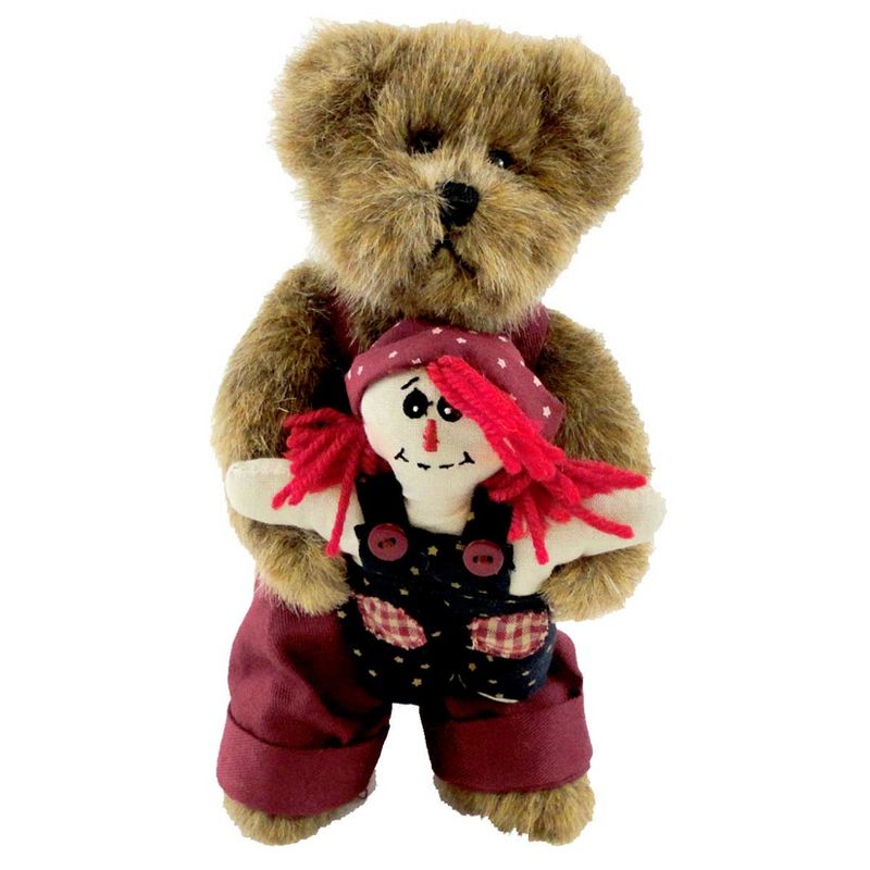 Boyds Bears Plush 8.0" Matthew With Milo Spring 2012 Country Ragdollsteddy Bear  -  Decorative Figurines