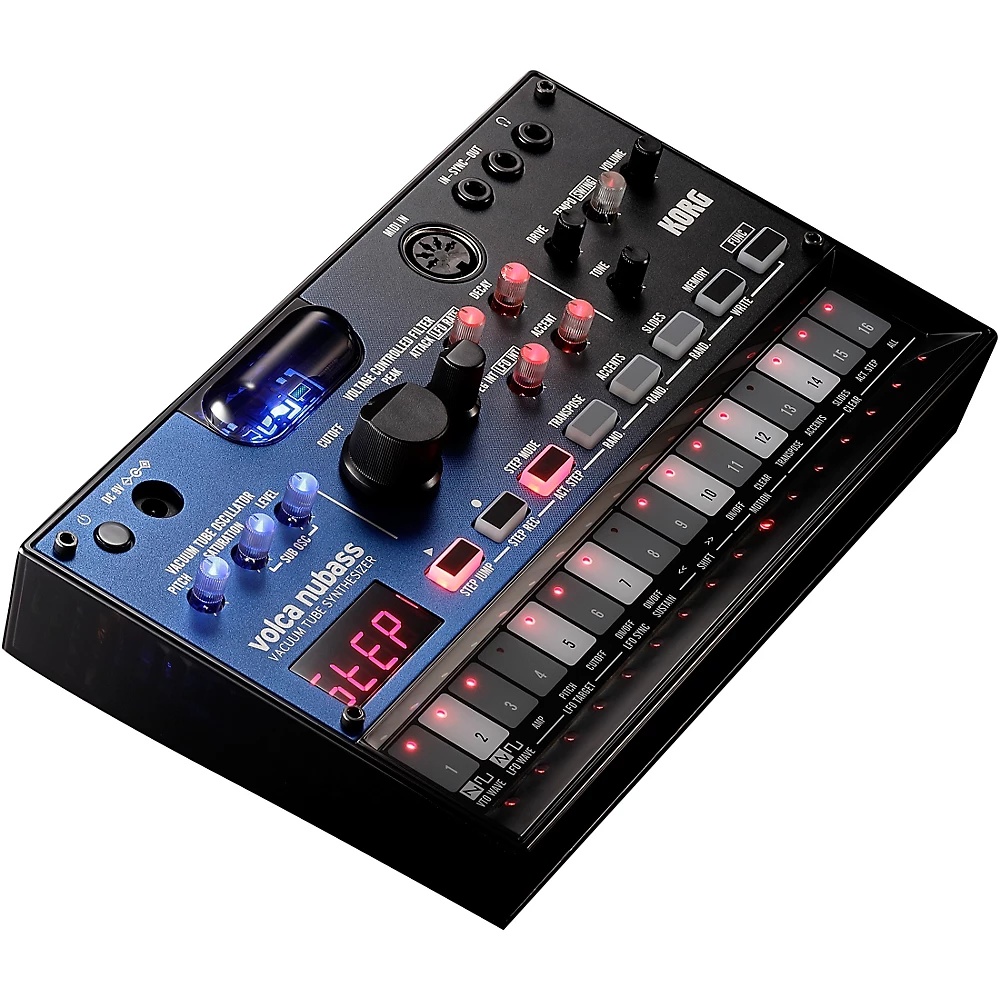 Korg Volca NuBass Vacuum Tube Bass Synthesizer Black