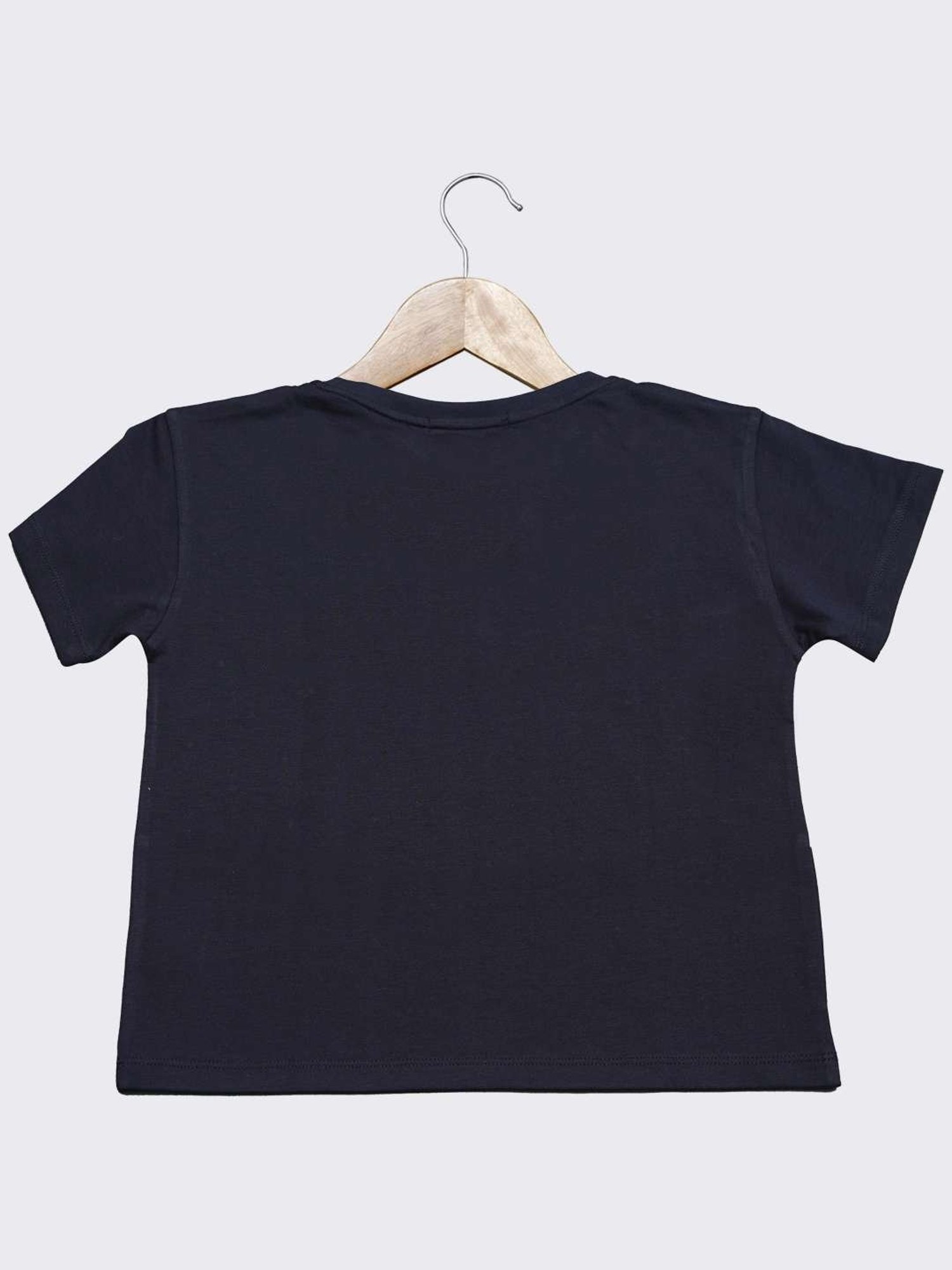 ZIAMA Kids Navy & White Floral Print Top