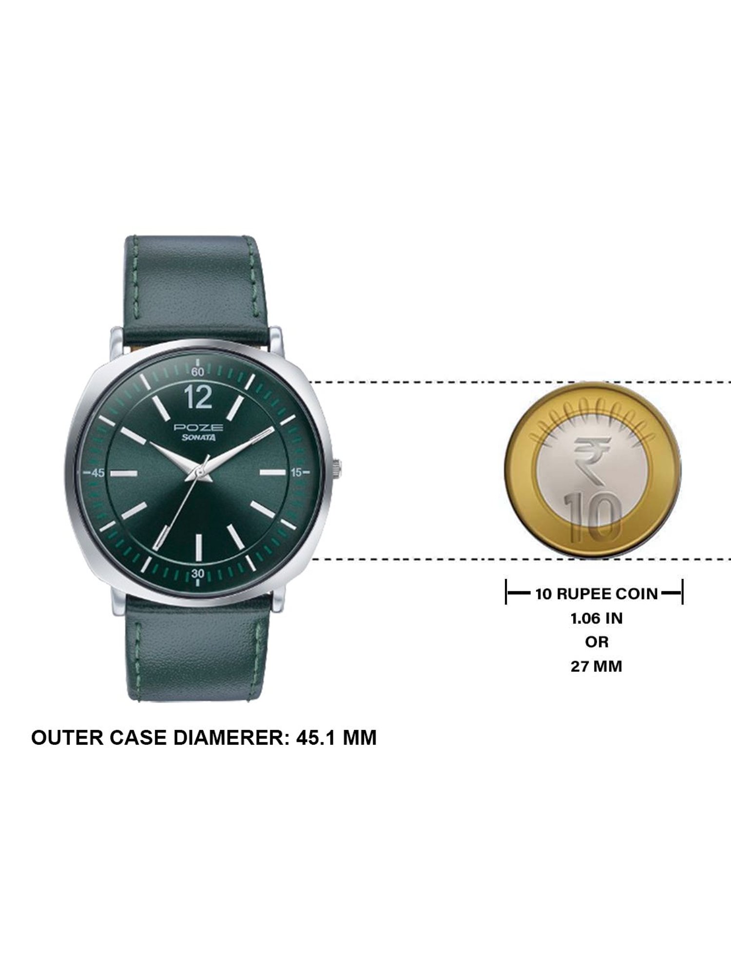 Sonata Poze SP70002SL02 Sonata Poze 3.0 Analog Watch For Men