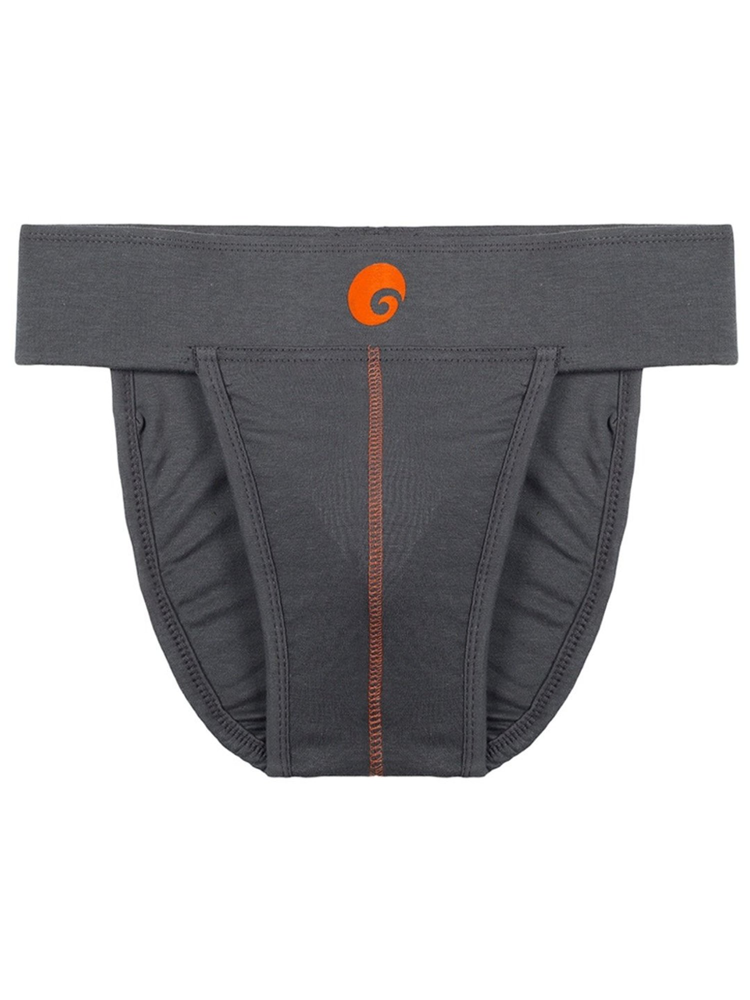 Omtex Men's Athletic Neo Cotton Supporter Back Covered (Grey) Size - 2XL