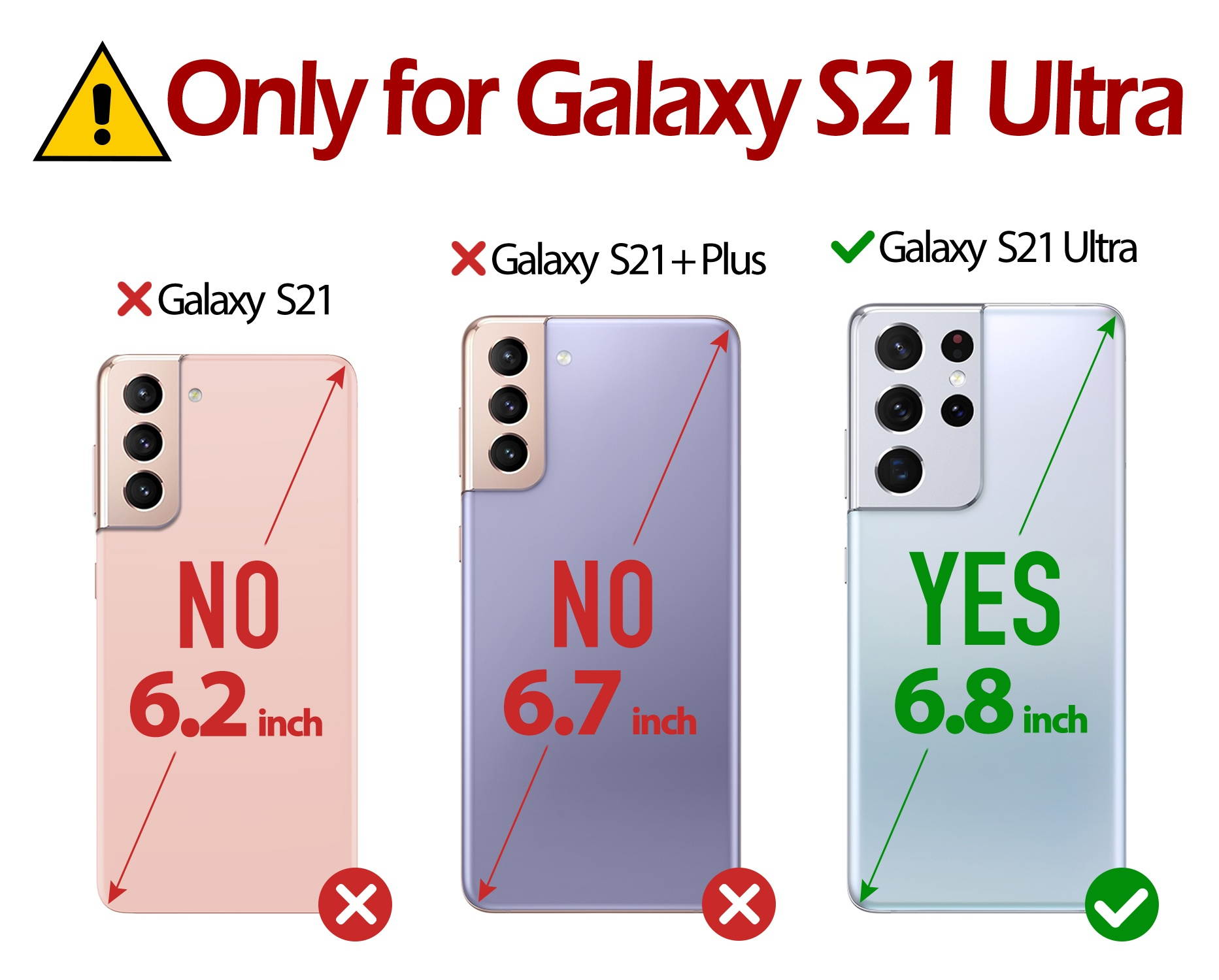 TUCCH Galaxy S21 Ultra Wallet Case, Magnetic Shockproof PU Leather Case with[Kickstand][RFID Blocking][TPU Shell] Protective Flip Cover Compatible with Galaxy S21 Ultra 5G (6.8''), Myrtle Green