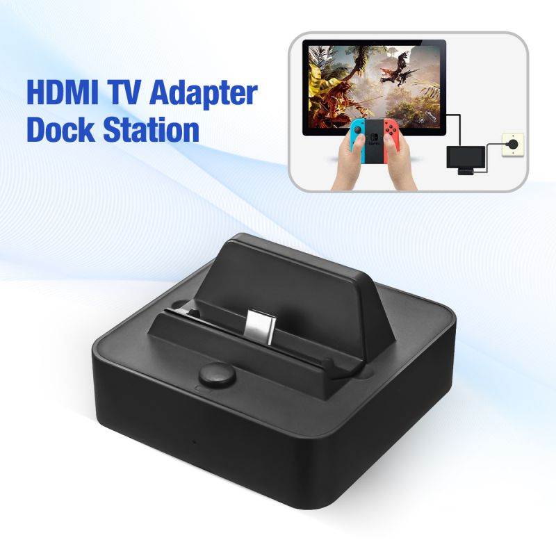 Portable HDMI TV Adapter Docking Station for Nintendo Switch Mini Switch Charging Dock Stand