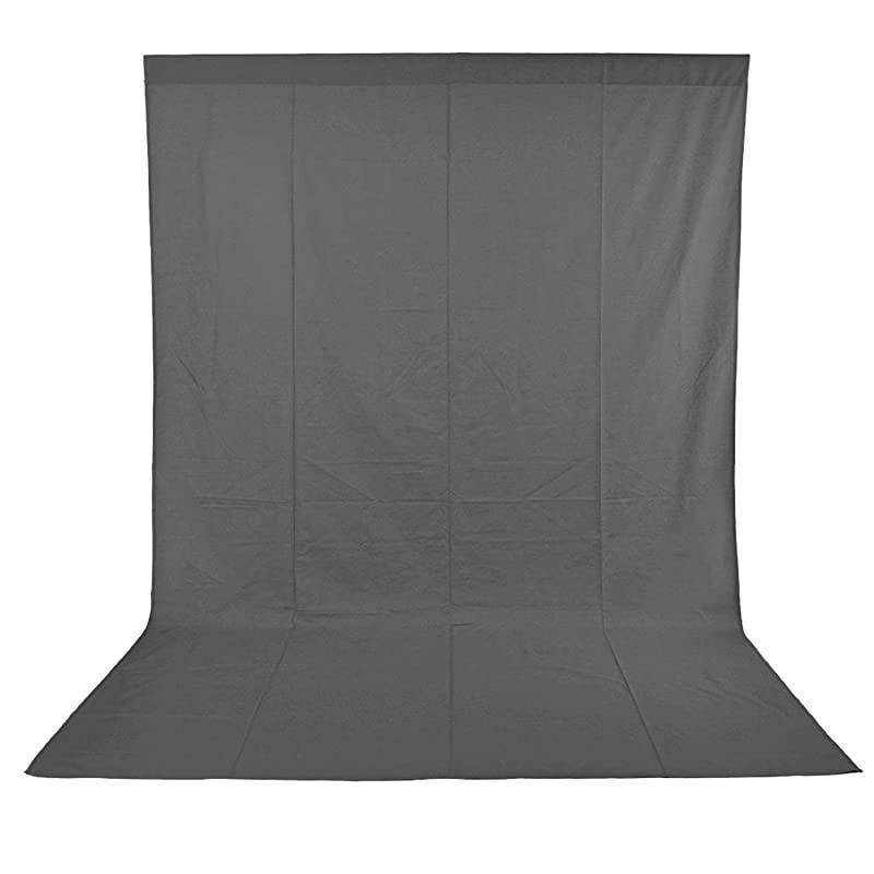 Photo Studio Muslin Collapsible Backdrop Background Only 18x28m6x9ft Grey