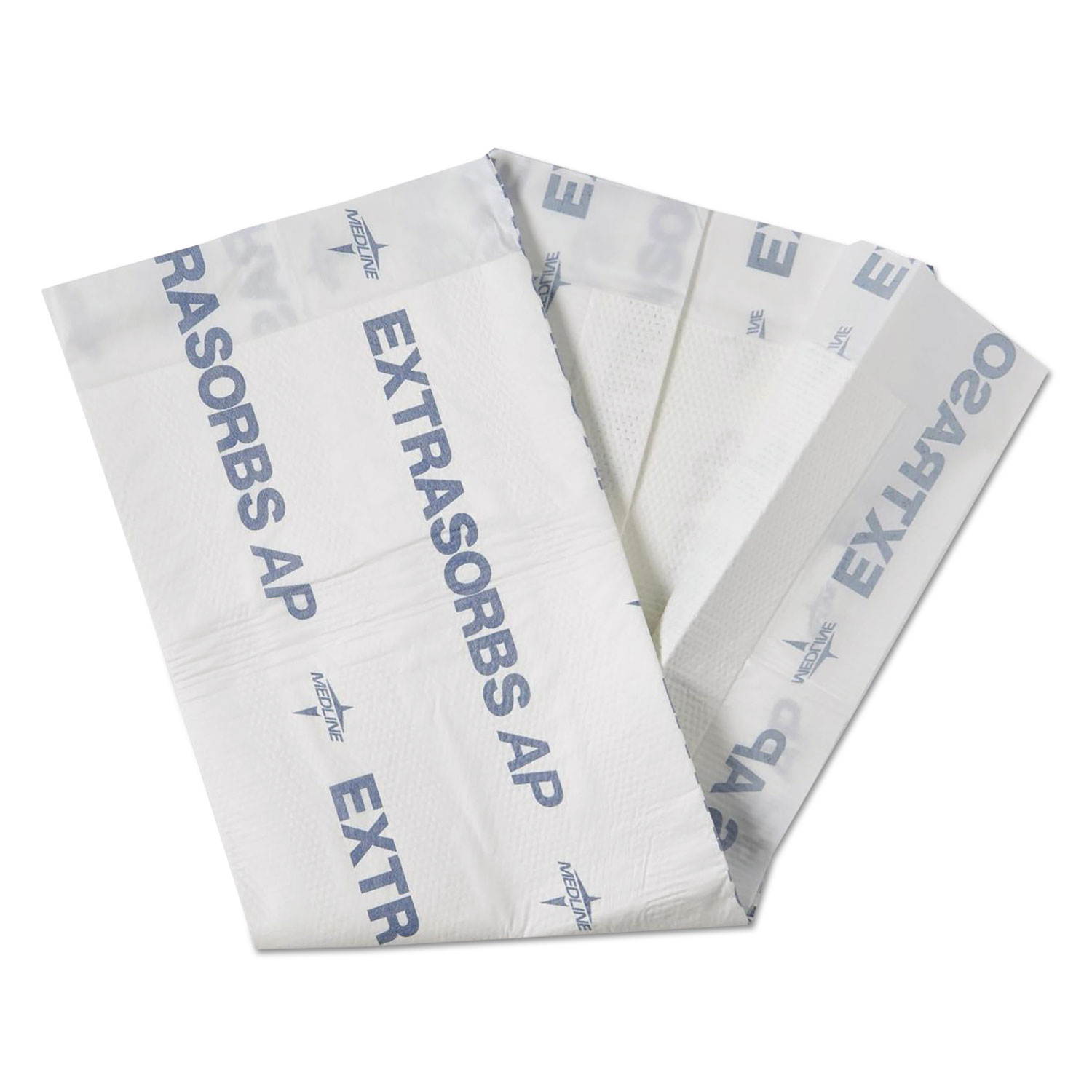 Medline - EXTSRB3036CT - Extrasorbs Air-Permeable Disposable DryPads, 30 x 36, White, 70/Carton