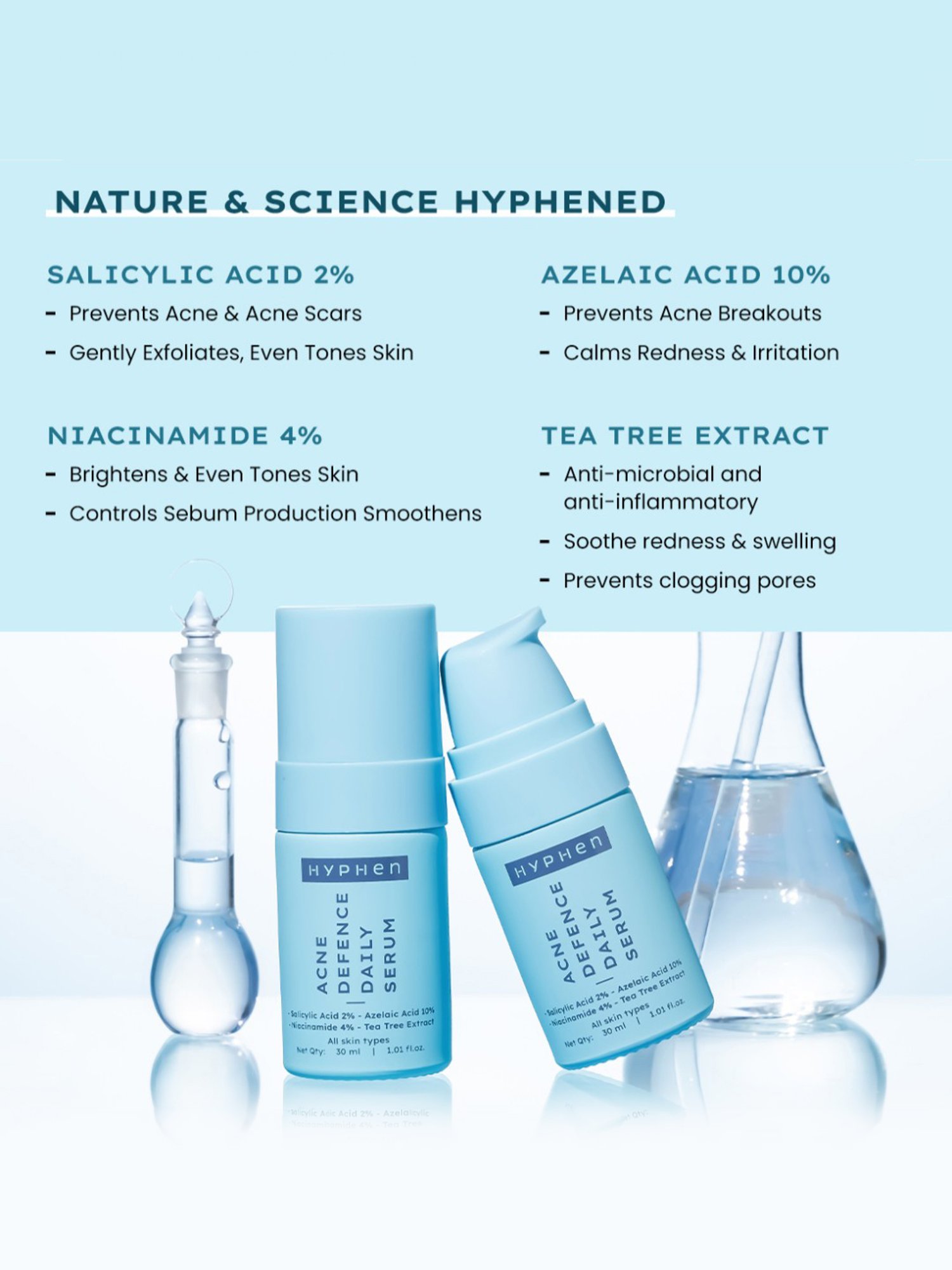 Hyphen Acne Defence Daily Serum - 30 ml