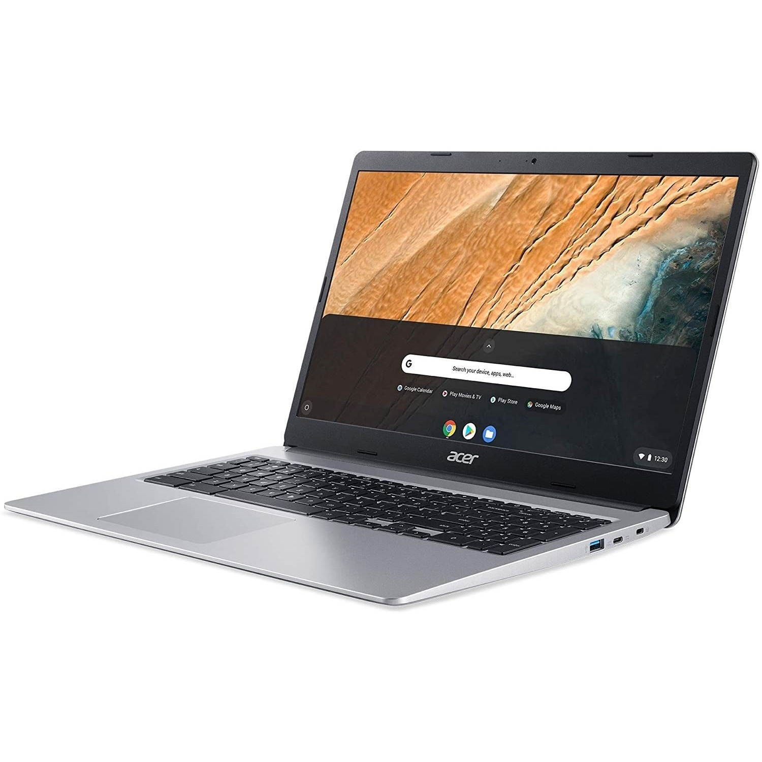 Acer 315 Chromebook, 15.6" HD Display, Intel Celeron N4000 Upto 2.6GHz, 4GB RAM, 32GB eMMC, DisplayPort via USB-C, Card Reader, Wi-Fi, Bluetooth, Chrome OS (NX.HKBAA.002)
