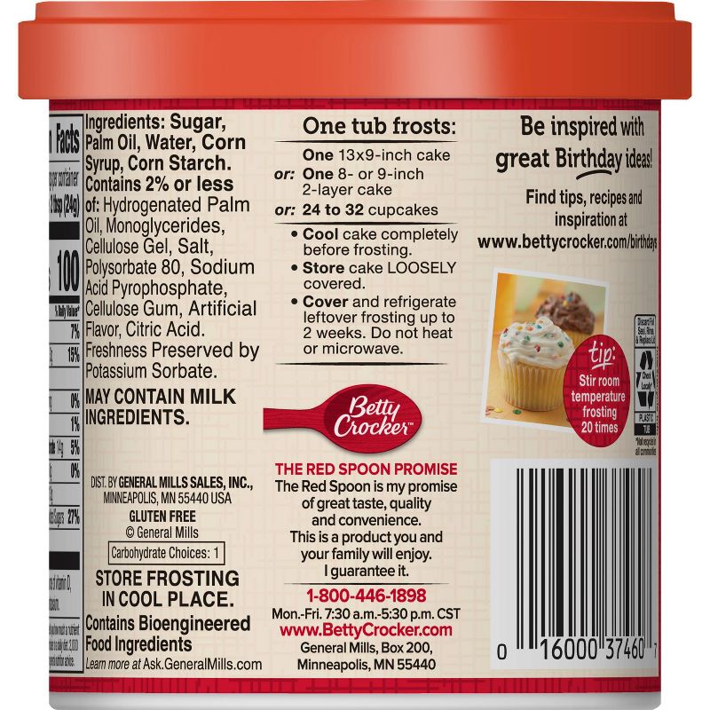 Betty Crocker White Frosting - 12oz