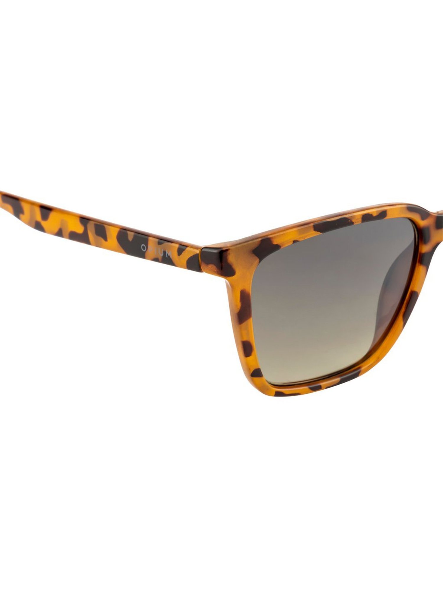 Opium Green Square Sunglasses for Men