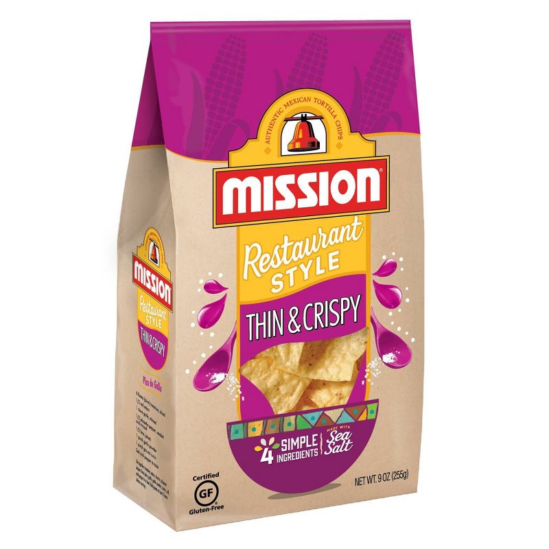 Mission Thin & Crispy Tortilla Chips - 9oz