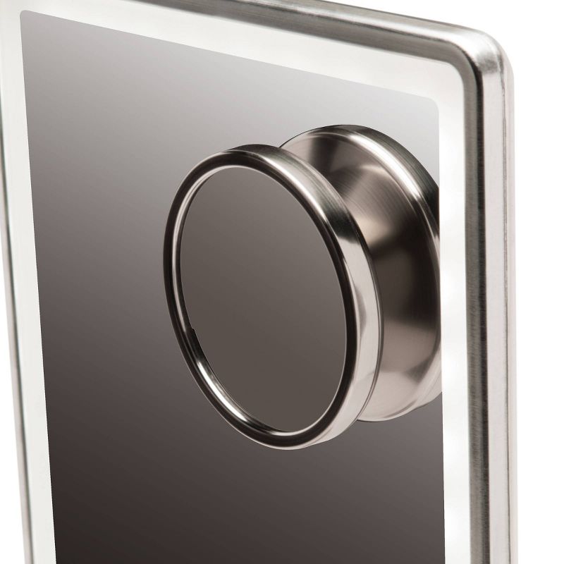 iHome 10" x 13"  Reflect PRO Portable Lighted LED Vanity Makeup Mirror with  Bluetooth Audio