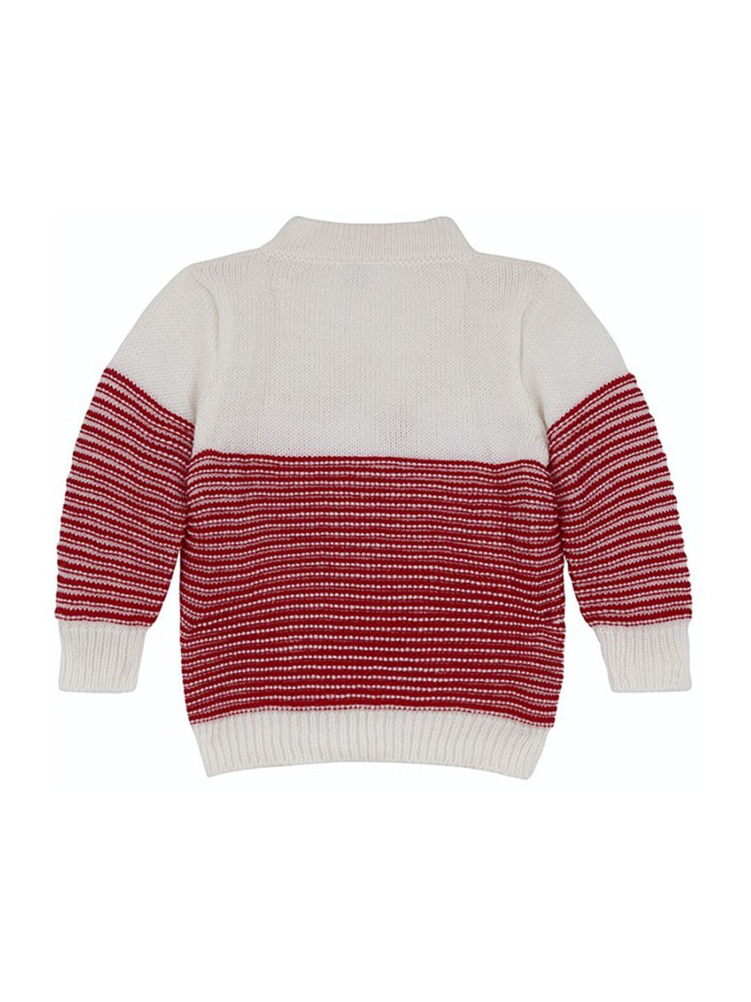 Pantaloons Baby Brown Cotton Printed Full Sleeves Sweater