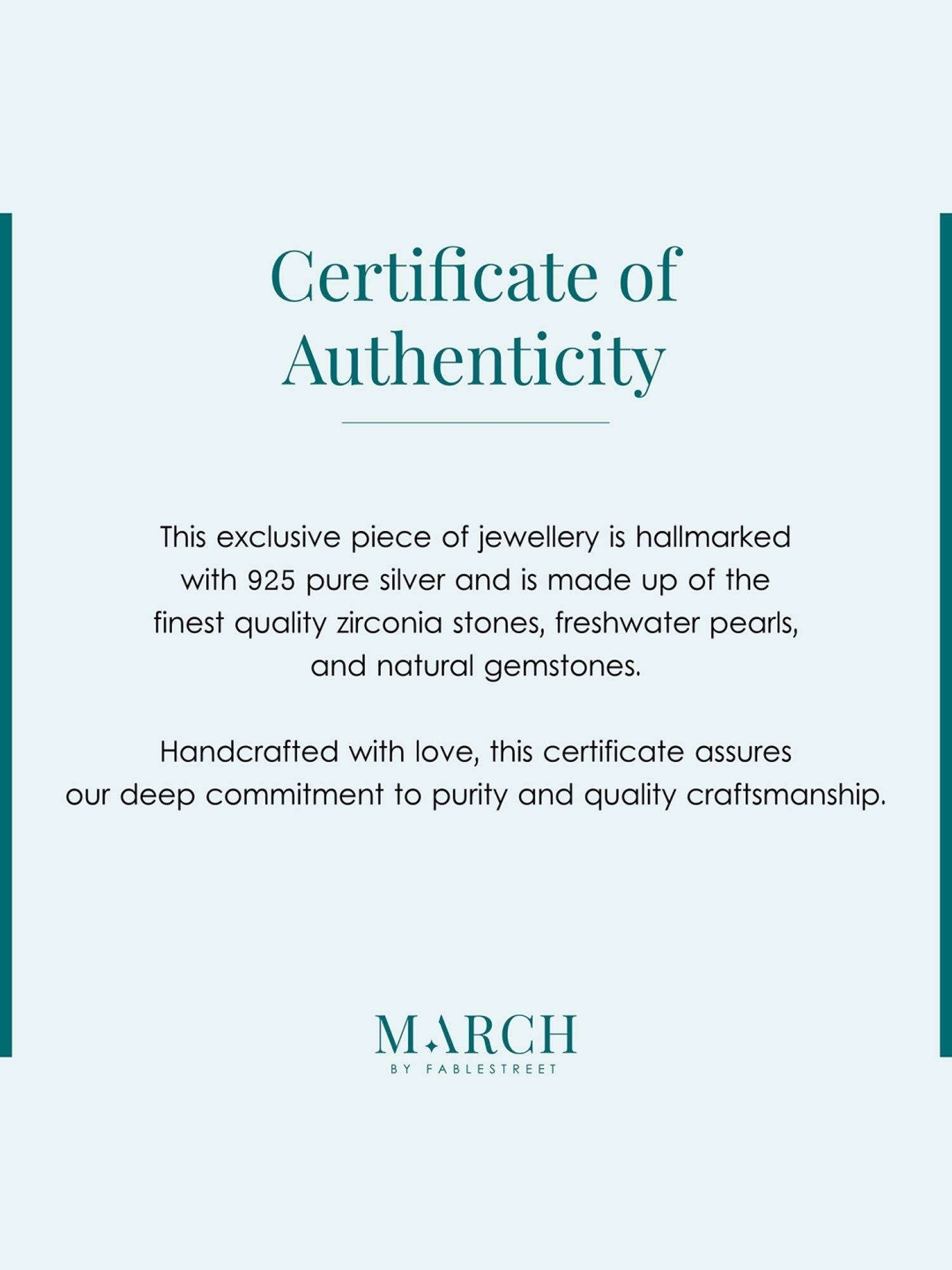 March by FableStreet 92.5 Sterling Silver Dro Earrings for Women