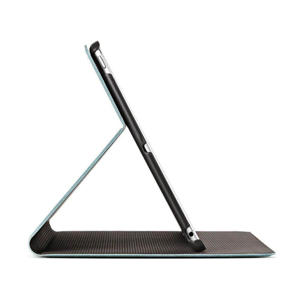 iPad Mini 3 / Mini 2 / Mini 1 Slim Fit Folio Smart Shell Shock Resistant Premium Cover [ Auto Sleep/Wake ] [ Multi-Angle Stand ] for Apple iPad Mini 3 / 2 / 1 - 7.9 Inch : Deer Pattern - Blue